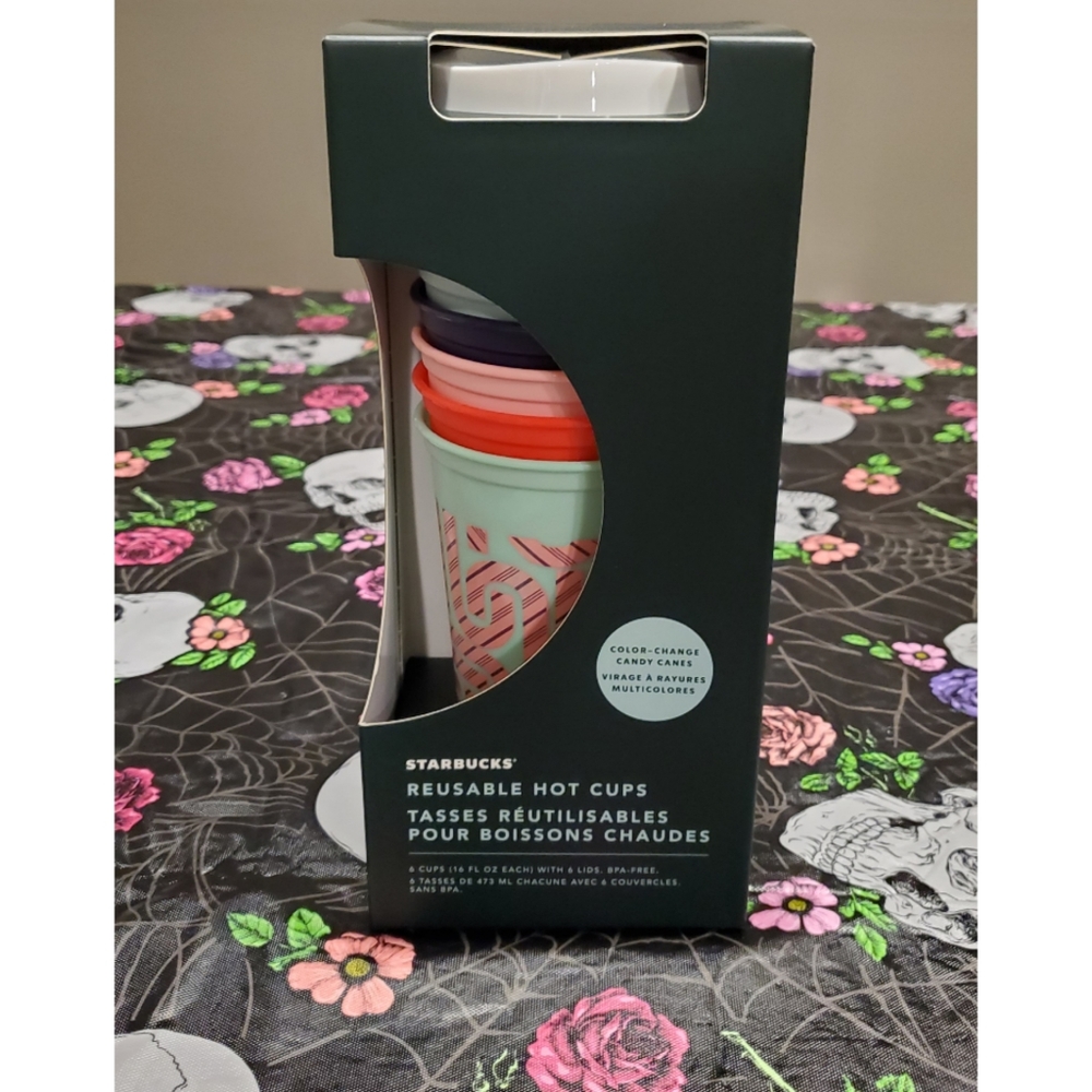 Starbucks Reusable Hot Cups 6 Pack 2020 Holiday Co